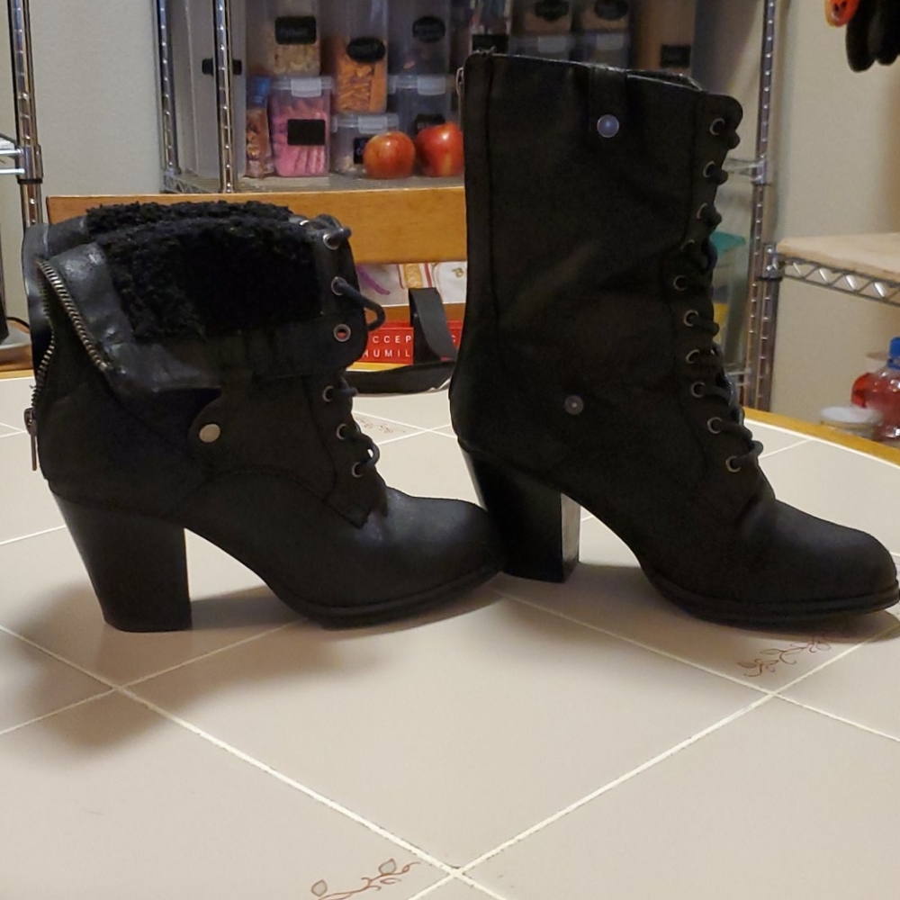 Black heeled Boots/ Booties
